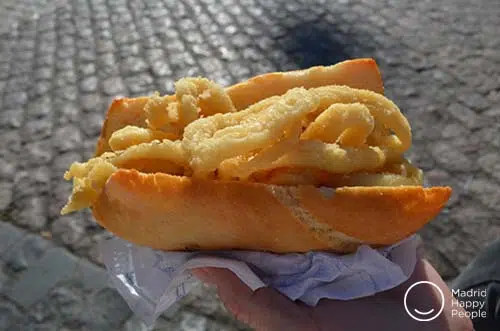 el mejor bocadillo de calamares en madrid - el mejor bocata de calamares en madrid - la campana madrid