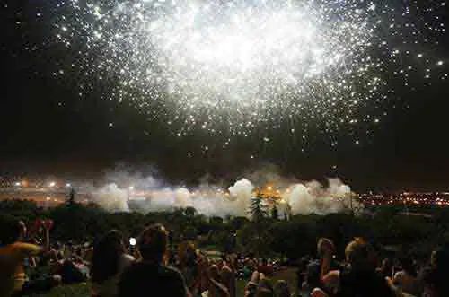 fuegos artificiales san isidro