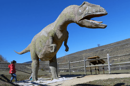 dinosaurios niños - Ruta de los dinosaurios Soria - escapadas con niños