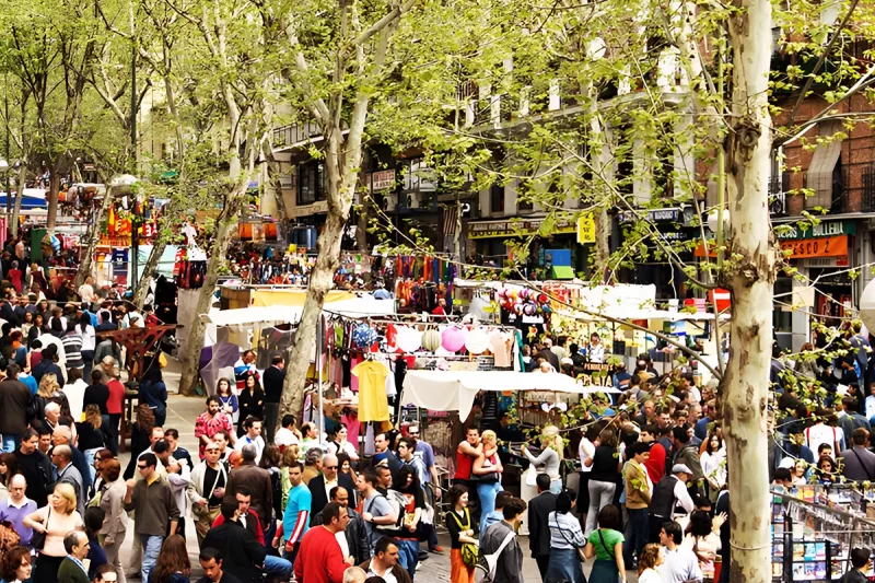 el rastro madrid - mercadillos en madrid