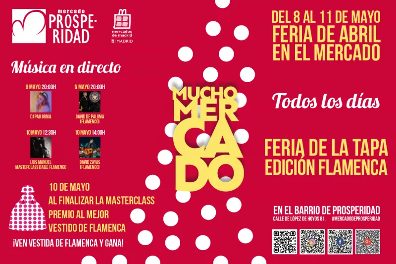Feria de Abril en el Mercado de Prosperidad de Madrid