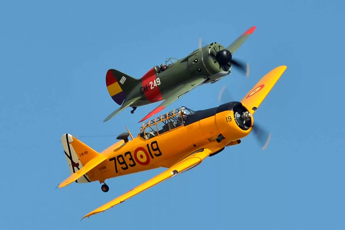 exhibiciones de vuelo Madrid - aviones históricos - Fundación Infante de Orleans
