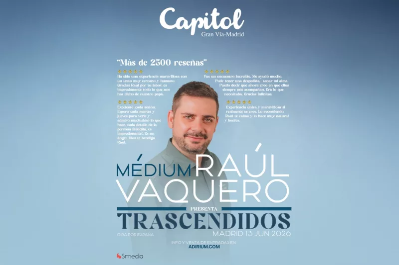 médium Raúl Vaquero en Madrid - Trascendidos