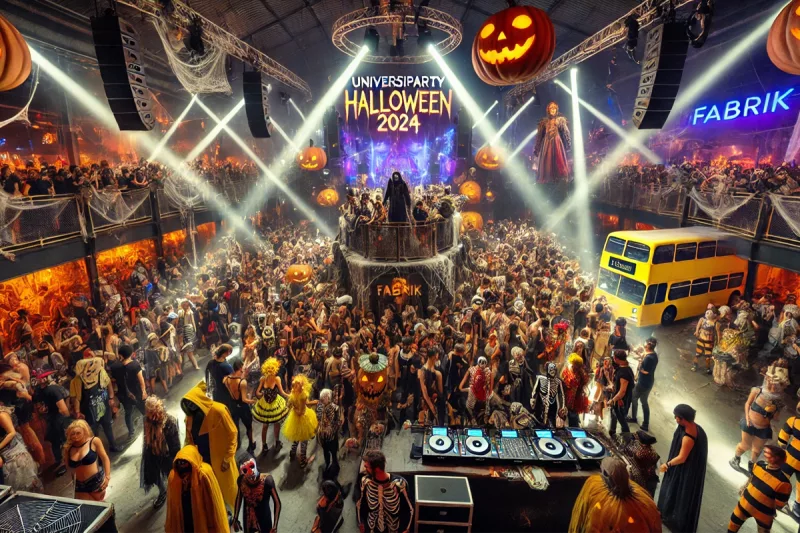 Universiparty Halloween Cathedral en Fabrik