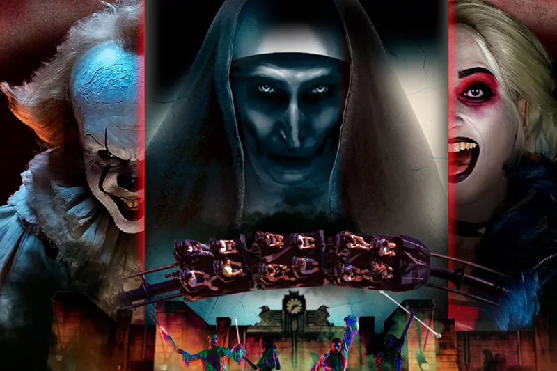 parque warner halloween