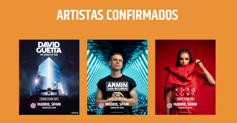 artistas confirmados A Summer Story