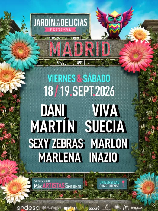 cartel Jardín de las Delicias Festival