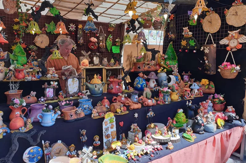 puestos mercado medieval el alamo